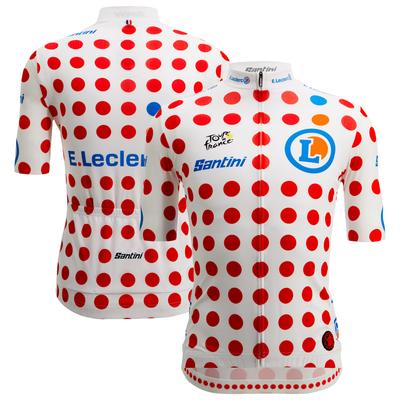 Tour de France 2025 Replika-Trikot von Santini – Gepunktet Image