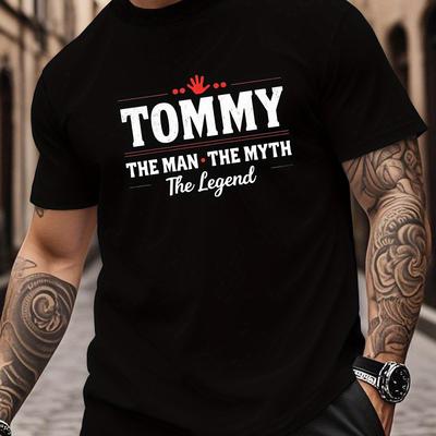 TEMU Legend Pure Cotton Men's T-shirt Fit Image