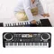 E-Piano, Tastatur, E-Piano, 61 Tasten, elektrisches digitales Keyboard, Klavier, Musikinstrumente, Kinder mit Mikrofon