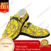 Heißer Cartoon Nette Gelbe Ente Muster Casual Schuhe Flache Schuh Männer Frau Atmungsaktive Outdoor