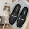2025 Neue Damenschuhe, flach, modisch, Vintage-Stil, britisches Leder, Oxford-Loafer, Größe 43,