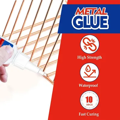 1-3PCS 495 Metal High Strength Super Glue Fast Instant Adhesive Cyanoacrylate Glue,Furniture,Doors Windows Cabinets Drawers Leather Rubber Wood Metal Strong Bonding Liquid Glue Tool 20ml