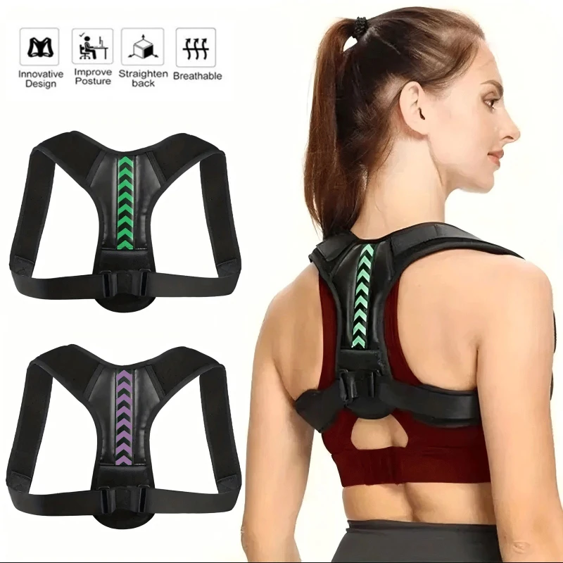 Haltungskorrektur, Unisex, verstellbar, zur Unterstützung des Schlüsselbeins, zur Schmerzlinderung im Nacken, Rücken, Schulter, Reshape Your Body Image