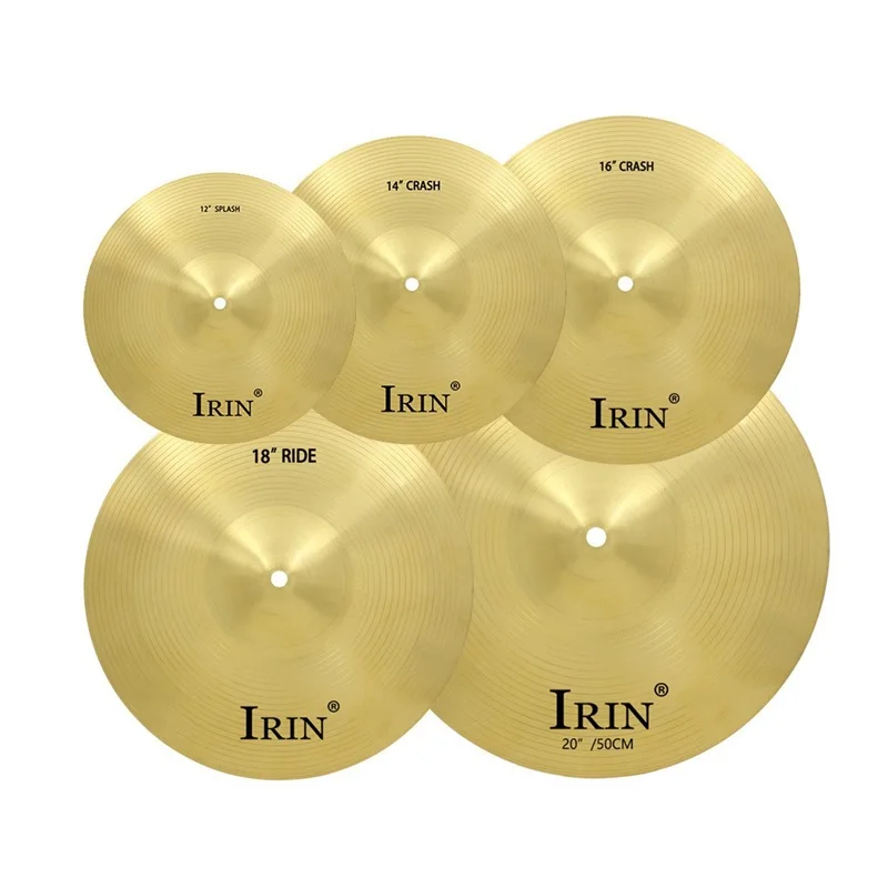 1PC Trommel Messing Becken Percussion Splash Crash Hi-Hat Becken Jazz Trommel Musikinstrument Zubehör 8-16 Zoll Verfügbar Image