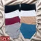 5 pezzi/set mutandine di cotone a vita alta lingerie sexy da donna slip tinta unita intimo femminile senza cuciture intimo comfort