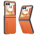 Per Motorola Razr 60 Ultra / Razr 50 Custodia protettiva in pelle PU di lusso per Motorola Moto Razr 50 Ultra Funda Capa