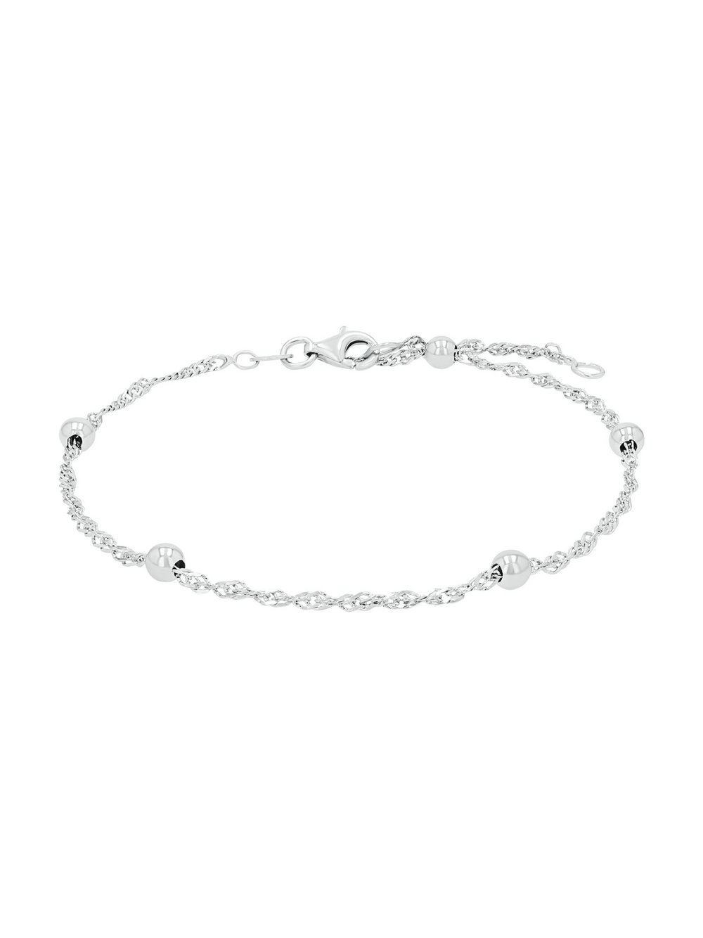 amor Fußkette Damen silber, 25 Image