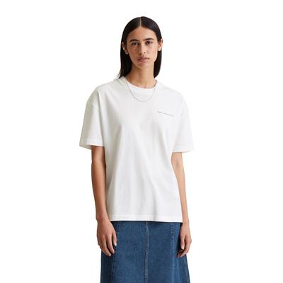 T-Shirt MARC O'POLO DENIM, Damen, Gr. L, weiß, Single Jersey, Obermaterial: 100% Baumwolle, casual, Rundhals, Kurzarm, Shirts, Rückenprint, relaxed fit, basic Image
