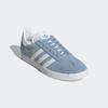 Sneaker ADIDAS ORIGINALS "GAZELLE", Gr. 38, tactile blau, cloud weiß, gold metallic, Leder, Synthetik, sportlich, Schuhe