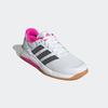 Trainingsschuh ADIDAS PERFORMANCE "DROPSET BASE-TRAININGSSCHUHE", Gr. 43, cloud weiß, grau five, shock pink, Textil, sportlich, Schuhe