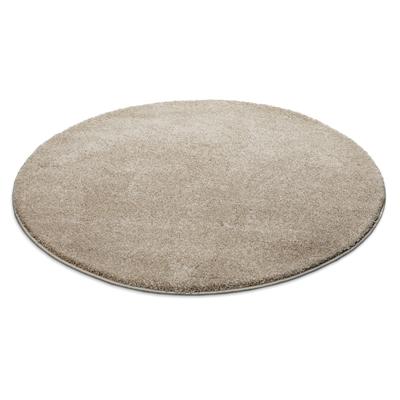 Hochflor-Teppich WECON HOME BASICS "Nova", beige (sand beige), B:200cm H:25mm L:200cm, Polyester, Teppiche, Shaggy, gewebt, robust, Wohnzimmer, Schlafzimmer Image