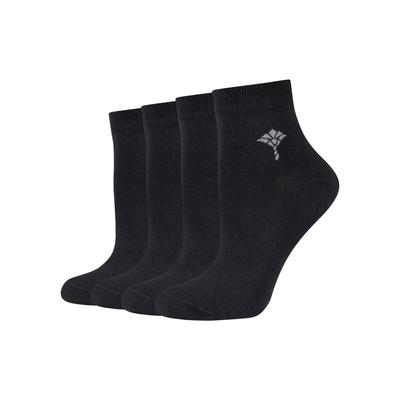Kurzsocken JOOP "for your daily glam", Damen, Gr. 35-38, schwarz, Baumwollmischung, unifarben, Socken, mit weichem Fußbett Image