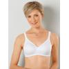 Bügelloser BH TRIUMPH, Damen, Gr. 85, Cup D, weiß, 38% Polyamid, 35% Baumwolle, 22% Elasthan, 5% Polyester, BHs