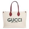 Gucci große Tragetasche mit Gucci-Druck in Grün