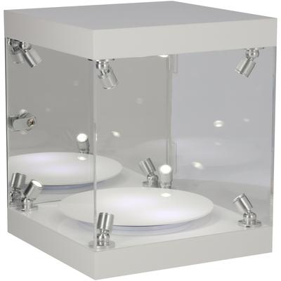 Hochwertiger drehbarer LED-Vitrine – passend für Baseball, Hockey-Puck und Mini-Helm Image