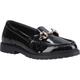 Hush Puppies Verity Patent Snaffle Leather Womens Black Loafers - Size UK 8 | Hush Puppies Sale | Discount Designer Brands