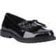 Hush Puppies Verity Kiltie Leather Womens Black Loafers - Size UK 7 | Hush Puppies Sale | Discount Designer Brands