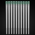 10 paia di bacchette riutilizzabili, bacchette in acciaio inossidabile 316L riutilizzabili, bacchette quadrate multicolori antiscivolo, set regalo di bacchette cinesi con motivi di incisione laser.