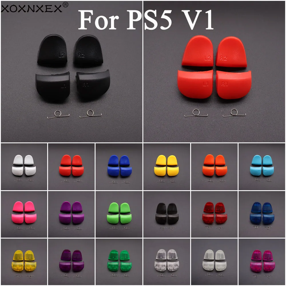 1 Set für PS5 V1.0 BDM-010 Controller L1 R1 L2 R2 Trigger Schultertasten & Federn Set Ersatzteile Image