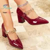 High Heels 9cm Women Shoes Thin Heel Lace Mesh Hollow Pumps Lady Black Pointed Toe Stiletto Spring