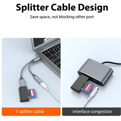 B95C USB C OTG, Phone Adapter USB C 2.0 Charging-Port with 10WPD Adapter Fit for Cellphone Laptop