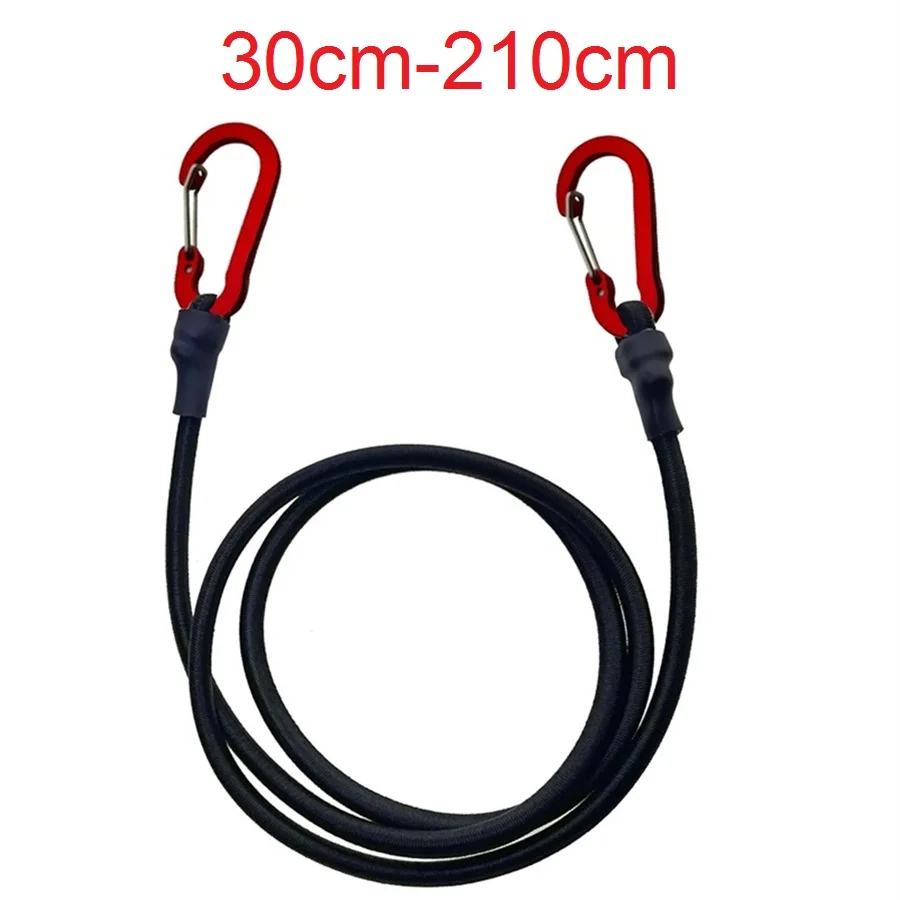 30–210 cm, 7 Arten elastische Stretch-Seile, Latex-Bungee-Seile mit Haken, leicht, für Fahrräder, Binden, Autogepäck, Verpackung, Dachträgergurt Image