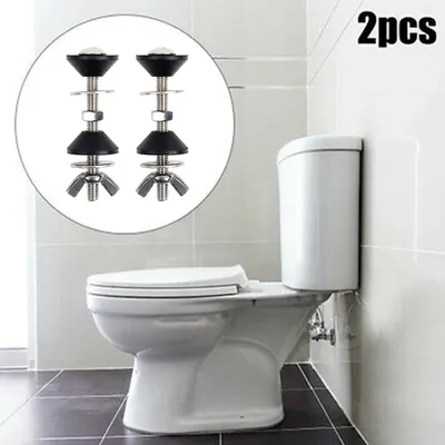 2pc Toilet Tank Bolt Cistern To Toilet Pan Fixing Fitting Sealing Kit Close Coupling Bolts Water Tank Screws Old Style Toilet Ac