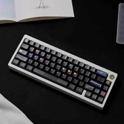 1 Set New York Subway Keycap PBT Dye Subbed Key Caps Cherry Profile Customizable Language JP Korean