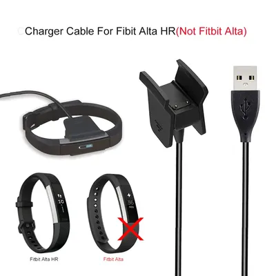 1m Charging Cable For Fitbit Alta HR Smart Watch Charger Clip Wire USB Power Cord For Fitbit Alta HR
