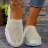 2024 neue Mode Mesh Schuhe Damen Schuhe Mesh Sportschuhe atmungsaktive Wohnungen weiche Sohle Casual Sneakers 36-43