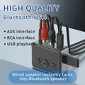 Ricevitore audio Bluetooth 5.4 3.5mm AUX RCA USB U-Disk Adattatore audio wireless per musica stereo per PC TV Kit per auto Amplificatore altoparlante