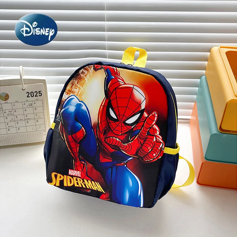 Disney Marvel sac à dos Spider Man enfants sacs dessin animé maternelle sac d'école pour garçons cartable cadeau