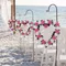 Herzförmige Rose Tür Wandbehang Kränze Hochzeit Festival Dekoration Straße Führen Rose Blumenkranz Festival Party Supplies