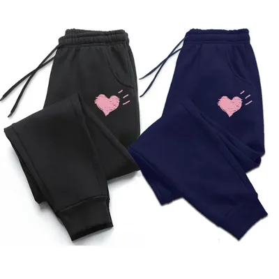 2025 Womens Sweatpants Printing Casual Tracksuit Trousers Daily Gym Jogging Sports Pants Versatile Outdoors High Street Pants
