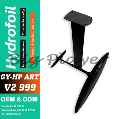 2025 New to Art V2 999 Full 3k Carbon Fiber Hydrofoil Watersports Surfboard Hydrofoil Surf Paddle
