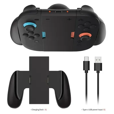 Portable Charging Handle For Nintendo Switch2 Charger Dock Grip Controller Charger Detachable Handle Bracket For Switch 2