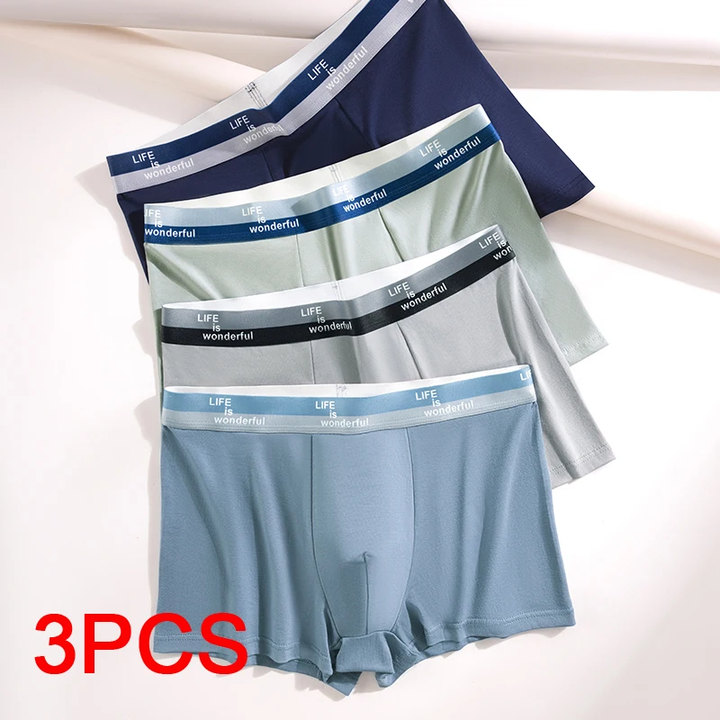 Höschen Männer Mode Unterwäsche Boxer Männliche Boxer Mann Geschenke für Männer männer Boxer Briefs Boxer und Unterhosen Shorts Baumwolle Hot Set Image