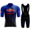 Maglia da ciclismo Red Bull Abbigliamento da uomo Pantaloni da ciclismo da uomo Uomo per abbigliamento da bicicletta da uomo Abbigliamento da ciclismo Pantaloncini con bretelle Bici da strada Set da