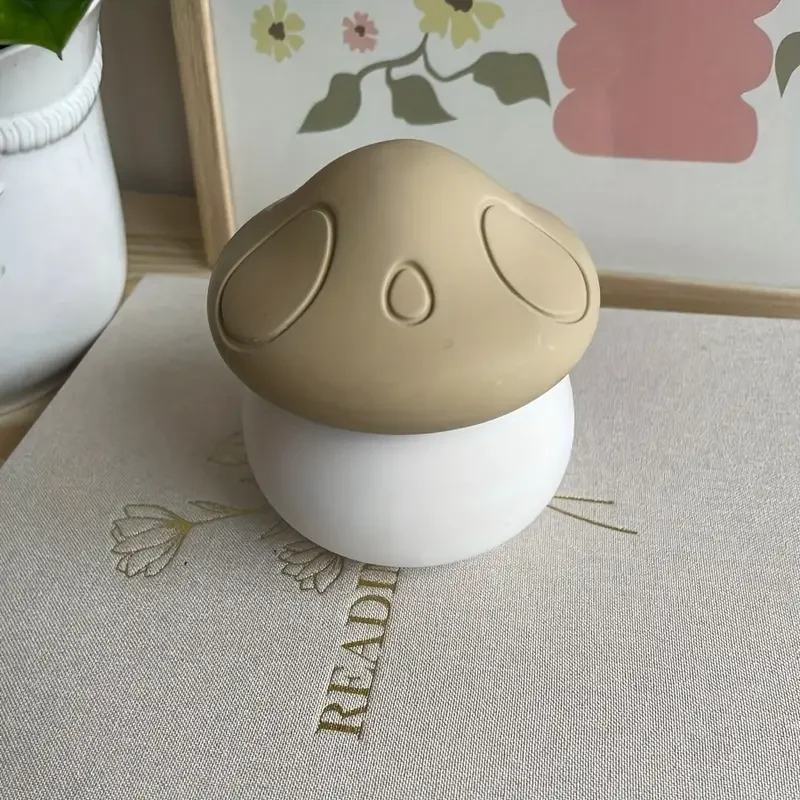 1PC Silikonform mit Deckel 3D Pilzform für Harz Kerze Glas DIY Aufbewahrungsbox Unregelmäßige Schmuck & Süßigkeitenbehälterform Image