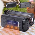 Altoparlante Bluetooth wireless solare Doppia energia solare ricaricabile con torcia TF USB Lettore musicale Mp3 Sistema audio Radio Fm