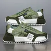 Grüne Original-Herren-Turnschuhe, große Größe 47, modische Designer-Schuhe für Herren, Plattform,
