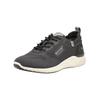 Sneaker MUSTANG SHOES "Mustang Shoes Sneaker Lederimitat", Herren, Gr. 41, grau (dunkelgrau), Lederimitat, casual, Schuhe