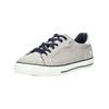 Sneaker MUSTANG SHOES "Mustang Shoes Sneaker Lederimitat", Herren, Gr. 41, grau (hellgrau), Lederimitat, casual, Schuhe