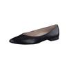 Ballerina PAUL GREEN "Paul Green Ballerinas Glattleder", Damen, Gr. 39, schwarz, Glattleder, casual, Schuhe