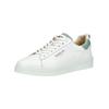 Sneaker PANTOFOLA D´ORO "Pantofola d'Oro Sneaker Leder", Gr. 43, bunt (weiß, grün), Leder, casual, Schuhe