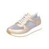 Sneaker REMONTE "Remonte Sneaker Leder", Damen, Gr. 39, gold, Leder, casual, Schuhe
