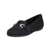Mokassin GEOX "Geox Mokassin Nubukleder", Damen, Gr. 36, blau (dunkelblau), Nubukleder, casual, Schuhe