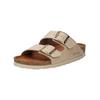 Pantolette ROHDE "Rohde Pantoletten Nubukleder", Damen, Gr. 39, beige, Nubukleder, casual, Schuhe