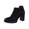 Stiefelette PAUL GREEN "Paul Green Stiefelette Nubukleder", Damen, Gr. 40,5, schwarz, Nubukleder, casual, Schuhe