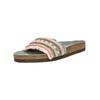 Pantolette LAZAMANI "Lazamani Pantoletten Leder", Damen, Gr. 38, grün (sage), Leder, casual, Schuhe